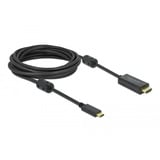 DeLOCK USB-adapterkabel, USB-C stik > HDMI 4K stik Sort