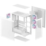 DeepCool R-CG580-WHADA4-G-1, Towerkabinet Hvid