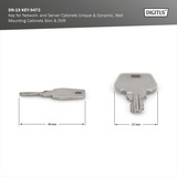 Digitus DN-19 KEY-9473, Nøgle 