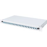 Digitus Fiberoptisk samleboks, udstyret, 6x LC-APC DX, OS2, Splejse boks grå
