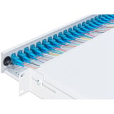 Digitus Fiberoptisk samleboks, udstyret, 6x LC-APC DX, OS2, Splejse boks grå