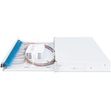 Digitus Fiberoptisk samleboks, udstyret, 6x LC-APC DX, OS2, Splejse boks grå