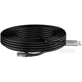 Digitus USB-A 3.2 Gen1 > RJ-45 Ethernet-kabel, 1Gbit/s, Adapter Sort