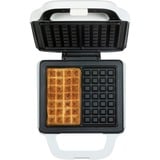 Domo DO9222W, Vaffeljern Hvid/rustfrit stål