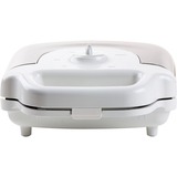 Domo Lækker Vaffel XL, Vaffeljern Hvid/rustfrit stål