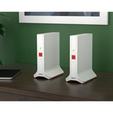 FRITZ! Mesh Set 4200, Repeater Hvid/Rød, Mesh Set 4200, Rød, Hvid, 2x2/4x4, Netværksgentager, Strøm, WLAN, Dual-band (2,4 GHz / 5 GHz), Wi-Fi 6E (802.11ax)