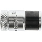 GEDORE Bit-adapter 1/4" firkant > 1/4" sekskant Chrome