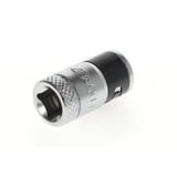 GEDORE Bit-adapter 1/4" firkant > 1/4" sekskant Chrome