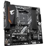 GIGABYTE B550M AORUS ELITE AX bundkort AMD B550 Stik AM4 micro ATX AMD, Stik AM4, AMD Ryzen 3000 Series, AMD Ryzen 4000 Series, AMD Ryzen 5000 Series, Stik AM4, DDR4-SDRAM, 128 GB