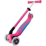 GLOBBER Primo Foldable Plus Lights, Scooter Pink/Lyseblå