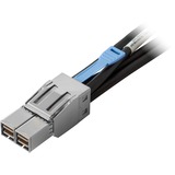 HighPoint 8644-8644-210 Serial Attached SCSI (SAS)-kabel 1 m Sort Sort, 1 m, Lige, Lige, Hanstik/Hanstik, Sort, SSD7184, SSD7144, RS6540