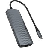 ICY BOX IB-DK4034a-CPD, Docking station aluminium/Sort