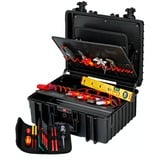 KNIPEX Værktøjskasse "Robust34" Elektro, 26 dele, Værktøjssæt Sort