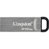Kingston DataTraveler 512 GB Kyson USB Flash-drev, USB-stik Sølv, 512 GB, USB Type-A, 3.2 Gen 1 (3.1 Gen 1), 200 MB/s, Uden hætte, Sølv