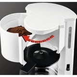 Krups AromaCafe 5 Fuld-auto Filter kaffemaskine, Filter maskine Hvid, Filter kaffemaskine, Malet kaffe, 200 W, Sort, Hvid