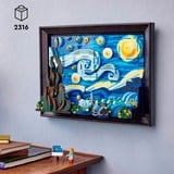LEGO Ideas Vincent van Gogh – Stjernenatten, Bygge legetøj Byggesæt, 18 År, Plast, 2316 stk, 2,99 kg