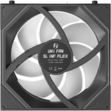 Lian Li UNI FAN SL-INF FLEX 120 Wireless, Sag fan Sort