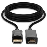 Lindy 36922 videokabel adapter 2 m DisplayPort HDMI Type A (Standard) Sort Sort, 2 m, DisplayPort, HDMI Type A (Standard), Hanstik, Hanstik, Lige