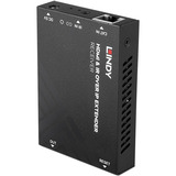 Lindy HDMI & IR over IP modtager, HDMI-udvidelse forlænger Sort