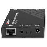 Lindy HDMI & IR over IP modtager, HDMI-udvidelse forlænger Sort