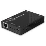Lindy HDMI & IR over IP modtager, HDMI-udvidelse forlænger Sort