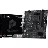 MSI PRO B550M-B, Bundkort Sort