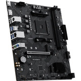 MSI PRO B550M-B, Bundkort Sort
