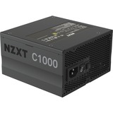NZXT C1000 Gold enhed til strømforsyning 1000 W 24-pin ATX ATX Sort, PC strømforsyning Sort, 1000 W, 100 - 240 V, 50/60 Hz, 13 A, 120 W, 1002 W