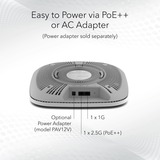 Netgear Insight Cloud Managed WiFi 6 AX6000 Tri-band Multi-Gig Access Point (WAX630) 6000 Mbit/s Hvid Strøm over Ethernet (PoE), Adgangspunktet Hvid, 6000 Mbit/s, 1200 Mbit/s, 2400 Mbit/s, 100,1000,2500 Mbit/s, IEEE 802.11ax, IEEE 802.11i, IEEE 802.3af, IEEE 802.3at, 200 bruger(e)