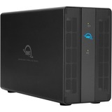 OWC Mercury Pro U.2 Dual SSD kabinet Sort, Drev kabinet Sort, SSD kabinet, 40 Gbit/sek., Sort