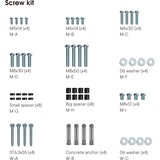 One for all WM6454, Wall Mount Sort/Hvid