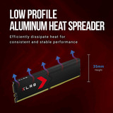 PNY MD32GK2D5640036XR, Hukommelse Sort