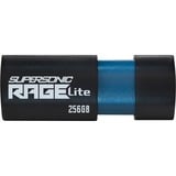 Patriot Supersonic Rage Lite 256 GB, USB-stik Sort/Blå