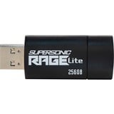 Patriot Supersonic Rage Lite 256 GB, USB-stik Sort/Blå