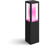 Philips Hue White & Color Ambiance Impress udendørs pullertlampe, LED lys Sort