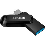 SanDisk Ultra Dual Drive Go USB-nøgle 512 GB USB Type-A / USB Type-C 3.2 Gen 1 (3.1 Gen 1) Sort, USB-stik Sort, 512 GB, USB Type-A / USB Type-C, 3.2 Gen 1 (3.1 Gen 1), 150 MB/s, Svirvel, Sort