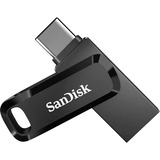 SanDisk Ultra Dual Drive Go USB-nøgle 512 GB USB Type-A / USB Type-C 3.2 Gen 1 (3.1 Gen 1) Sort, USB-stik Sort, 512 GB, USB Type-A / USB Type-C, 3.2 Gen 1 (3.1 Gen 1), 150 MB/s, Svirvel, Sort