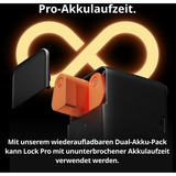 SwitchBot Dual Power Pack til Lock Pro, Batteri Orange