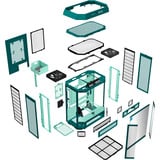 Thermaltake The Tower 600 Transformative Teal, Towerkabinet blue-green