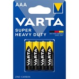 Varta Superlife AAA Engangsbatteri Alkaline Engangsbatteri, AAA, Alkaline, 1,5 V, 4 stk, Flerfarvet