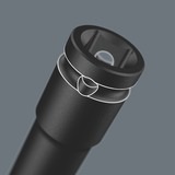 Wera 05004841001, Topnøgle Sort