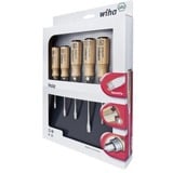 Wiha Værksted skruetrækkersæt, 6 dele Brown