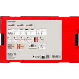 fischer FixTainer - DuoPower, Dyvel Lys grå/Rød