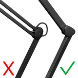 goobay LED-klemme lupelampe 10W, LED lys Sort
