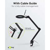 goobay LED-klemme lupelampe 10W, LED lys Sort