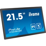 iiyama TF2238MSC-B1 computerskærm 53,3 cm (21") 1920 x 1080 pixel Fuld HD LED Berøringsskærm Sort, LED-skærm Sort, 53,3 cm (21"), 1920 x 1080 pixel, Fuld HD, LED, 5 ms, Sort