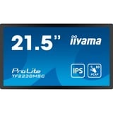 iiyama TF2238MSC-B1 skilte display Digital A-tavle 53,3 cm (21") LED 600 cd/m² Fuld HD Sort Berøringsskærm, LED-skærm Sort, Digital A-tavle, 53,3 cm (21"), LED, 1920 x 1080 pixel