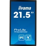 iiyama TF2238MSC-B1 skilte display Digital A-tavle 53,3 cm (21") LED 600 cd/m² Fuld HD Sort Berøringsskærm, LED-skærm Sort, Digital A-tavle, 53,3 cm (21"), LED, 1920 x 1080 pixel