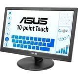 ASUS VT168HR 39,6 cm (15.6") 1366 x 768 pixel WXGA LED Berøringsskærm Sort, LED-skærm Sort, 39,6 cm (15.6"), 1366 x 768 pixel, WXGA, LED, 5 ms, Sort