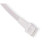 Alphacool Forlængerkabel 4-pin til 4-pin, 30 cm, Forlængerledning Hvid